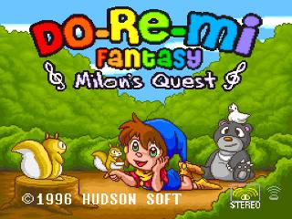 Screenshot Thumbnail / Media File 1 for Do-Re-Mi Fantasy - Milon no Dokidoki Daibouken (Japan) [En by Gaijin+RPGOne v1.0] (~Do-Re-Mi Fantasy - Milon's Quest)